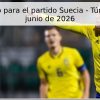 Pronóstico para el partido Suecia – Túnez, 15 de junio de 2026