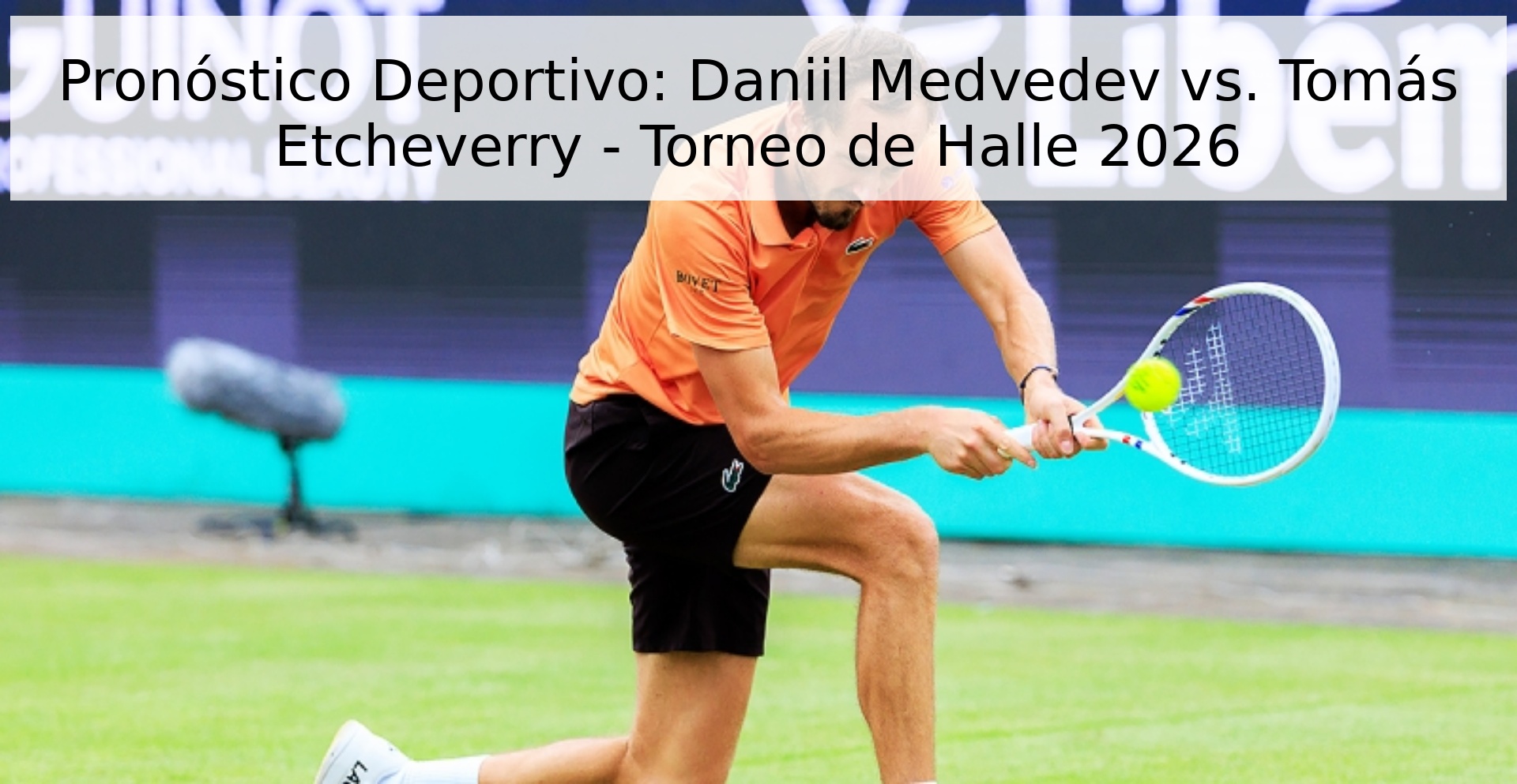 Pronóstico Deportivo: Daniil Medvedev vs. Tomás Etcheverry - Torneo de Halle 2026