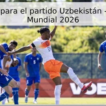 Pronóstico para el partido Uzbekistán – Colombia, Mundial 2026