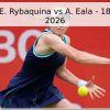 Pronóstico: E. Rybaquina vs A. Eala – 18 de junio de 2026