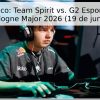 Pronóstico: Team Spirit vs. G2 Esports – IEM Cologne Major 2026 (19 de junio)