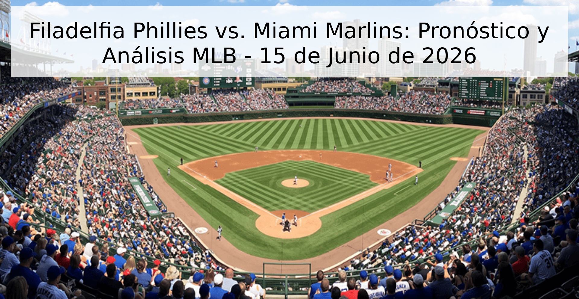 Filadelfia Phillies vs. Miami Marlins: Pronóstico y Análisis MLB - 15 de Junio de 2026