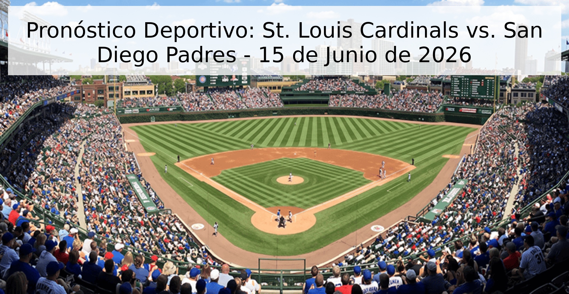 Pronóstico Deportivo: St. Louis Cardinals vs. San Diego Padres - 15 de Junio de 2026