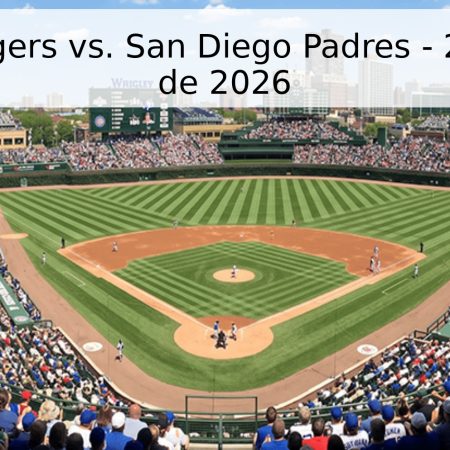 Texas Rangers vs. San Diego Padres – 20 de Junio de 2026