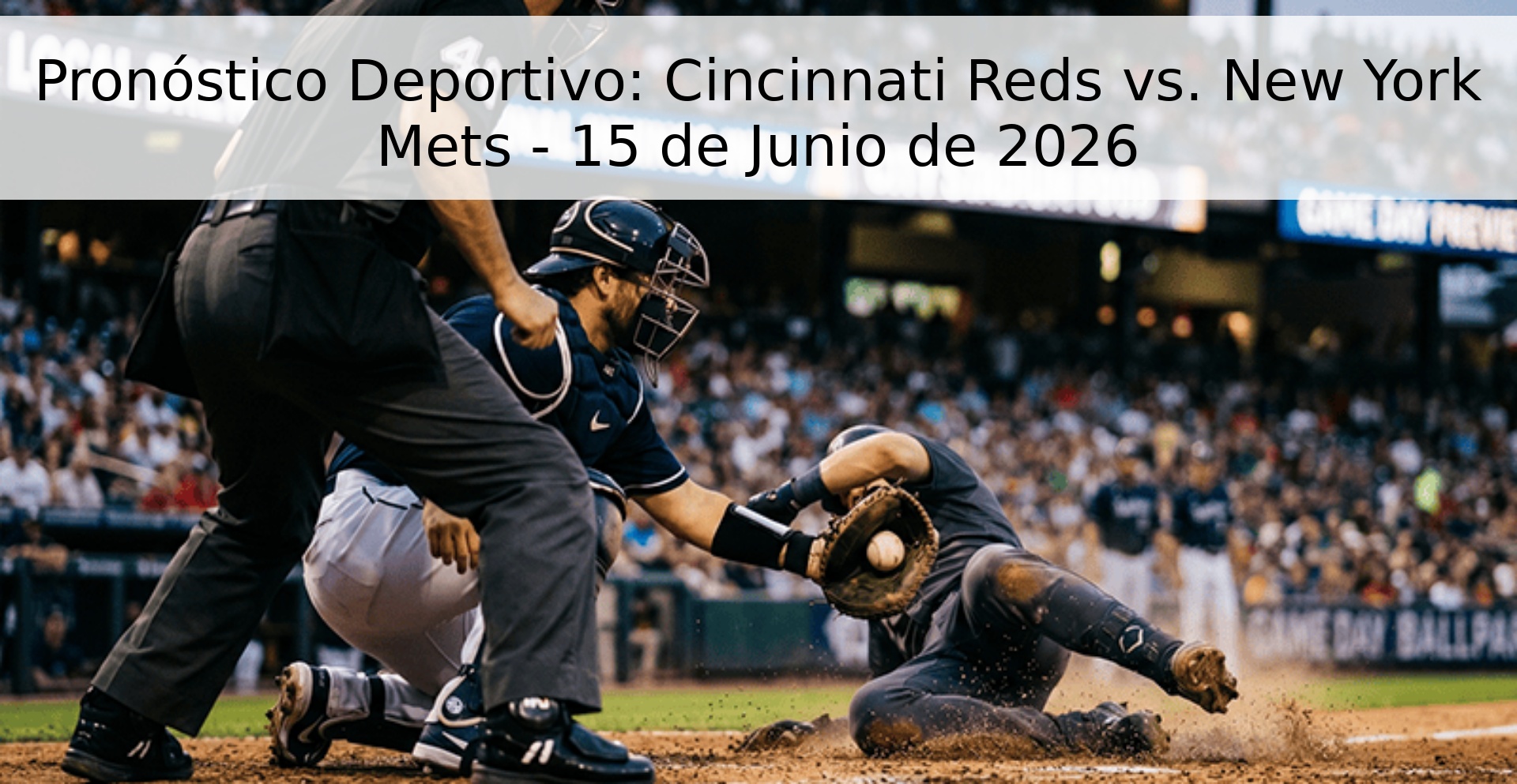 Pronóstico Deportivo: Cincinnati Reds vs. New York Mets - 15 de Junio de 2026