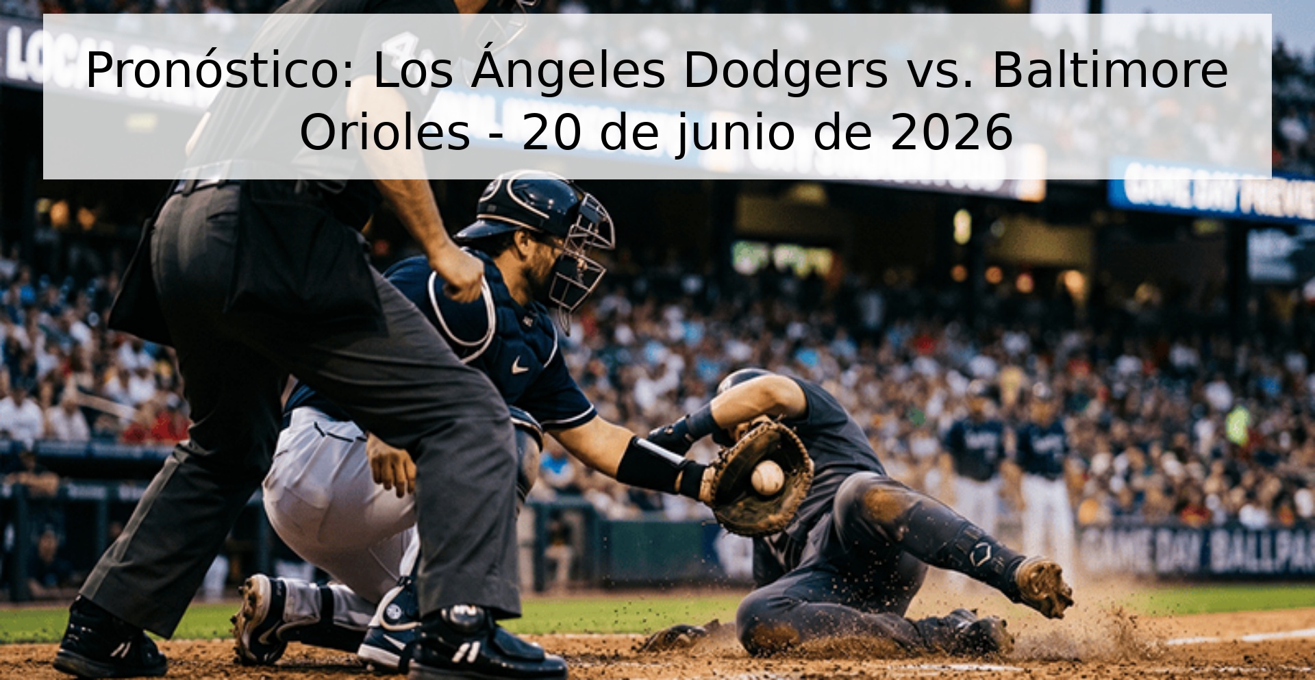 Pronóstico: Los Ángeles Dodgers vs. Baltimore Orioles - 20 de junio de 2026