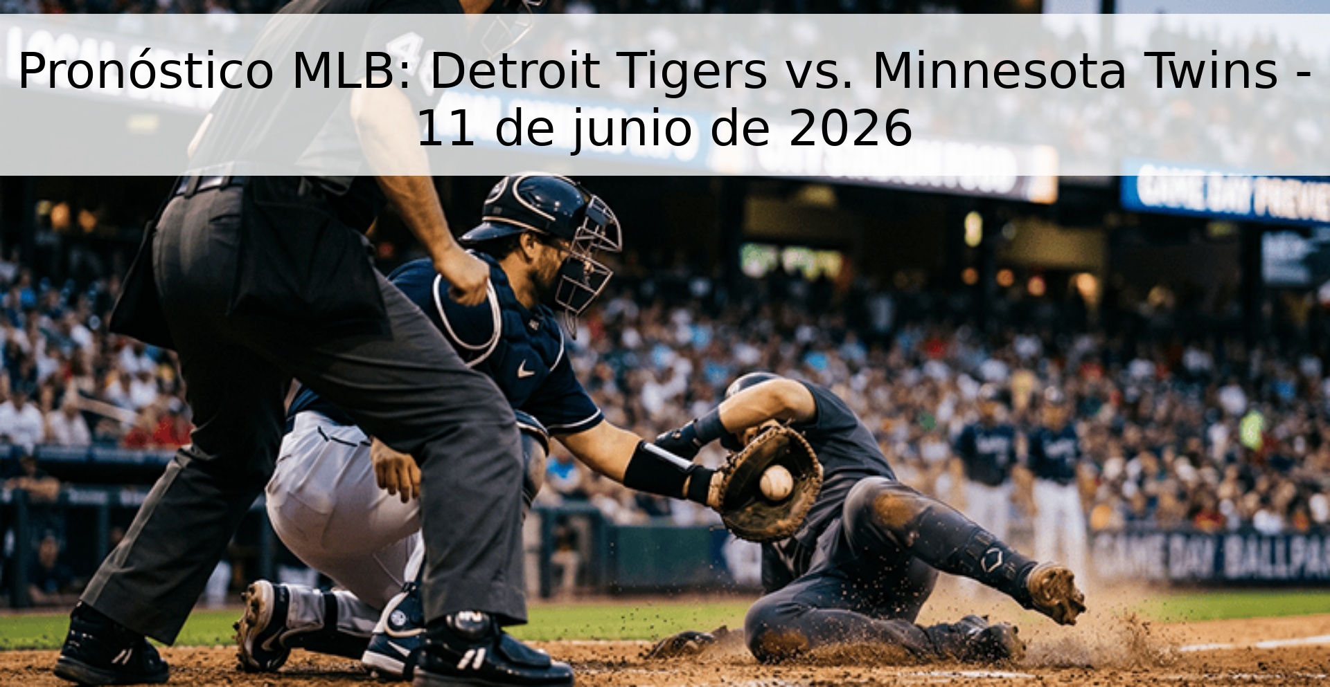 Pronóstico MLB: Detroit Tigers vs. Minnesota Twins - 11 de junio de 2026