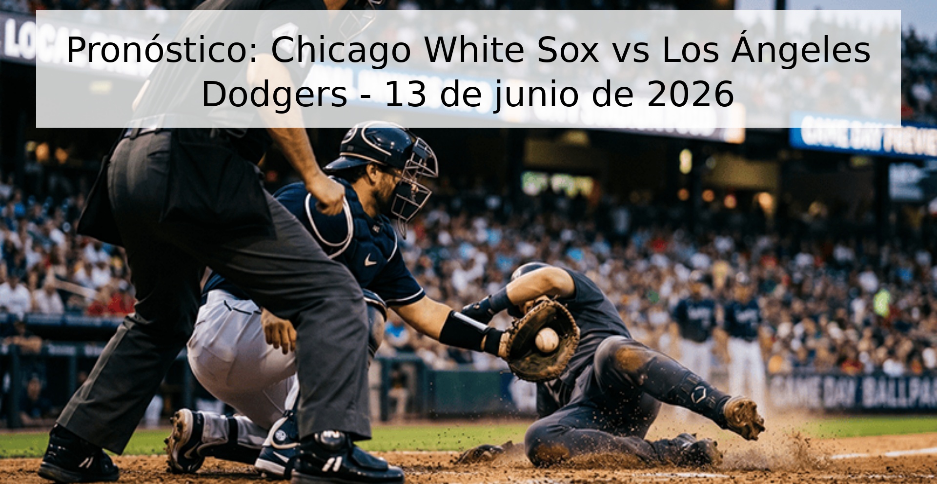Pronóstico: Chicago White Sox vs Los Ángeles Dodgers - 13 de junio de 2026 Pronóstico: Chicago White Sox vs Los Ángeles Dodgers - 13 de junio de 2026