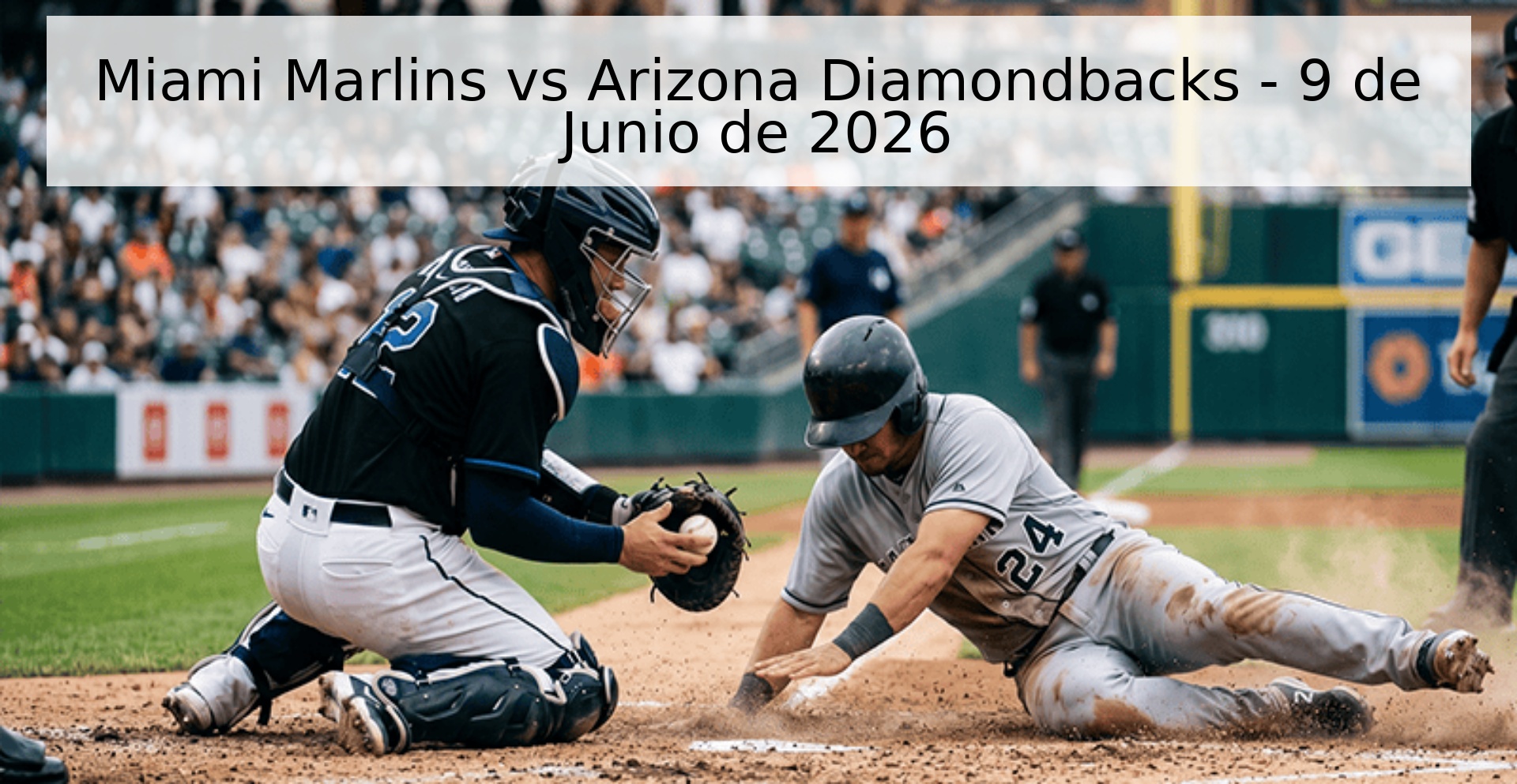 Miami Marlins vs Arizona Diamondbacks - 9 de Junio de 2026 Miami Marlins vs Arizona Diamondbacks - 9 de Junio de 2026