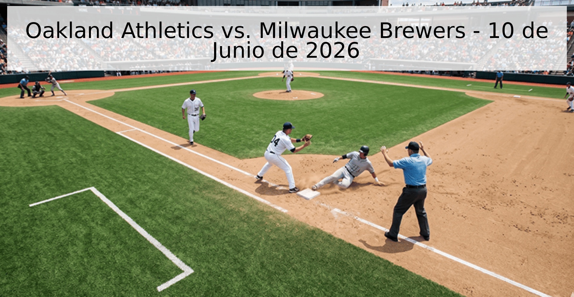 Oakland Athletics vs. Milwaukee Brewers - 10 de Junio de 2026
