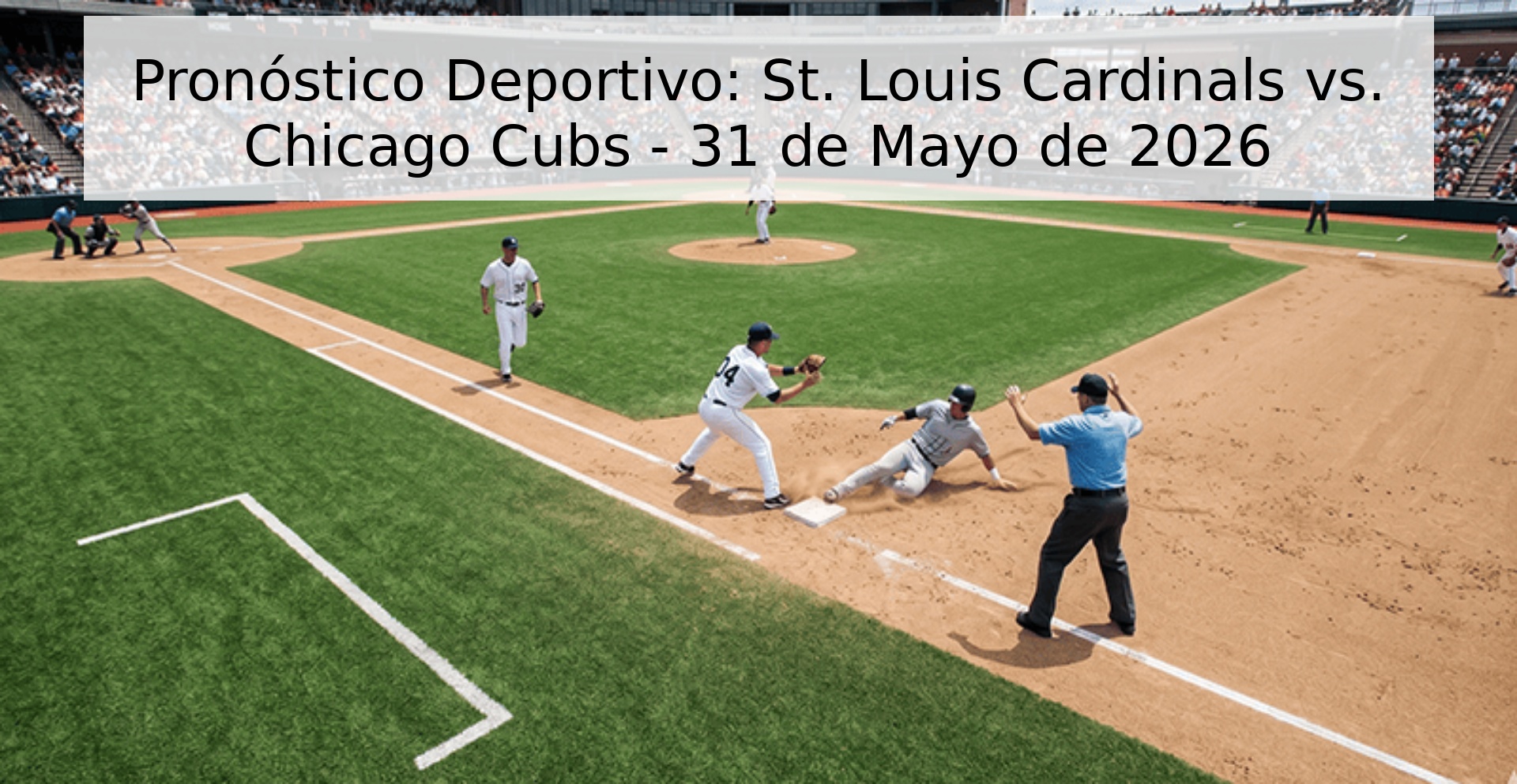 Pronóstico Deportivo: St. Louis Cardinals vs. Chicago Cubs - 31 de Mayo de 2026