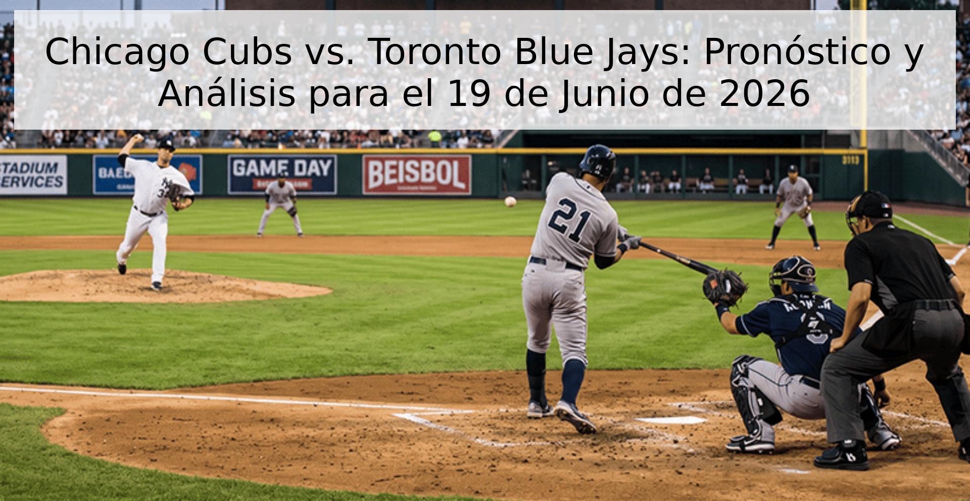 Chicago Cubs vs. Toronto Blue Jays: Pronóstico y Análisis para el 19 de Junio de 2026