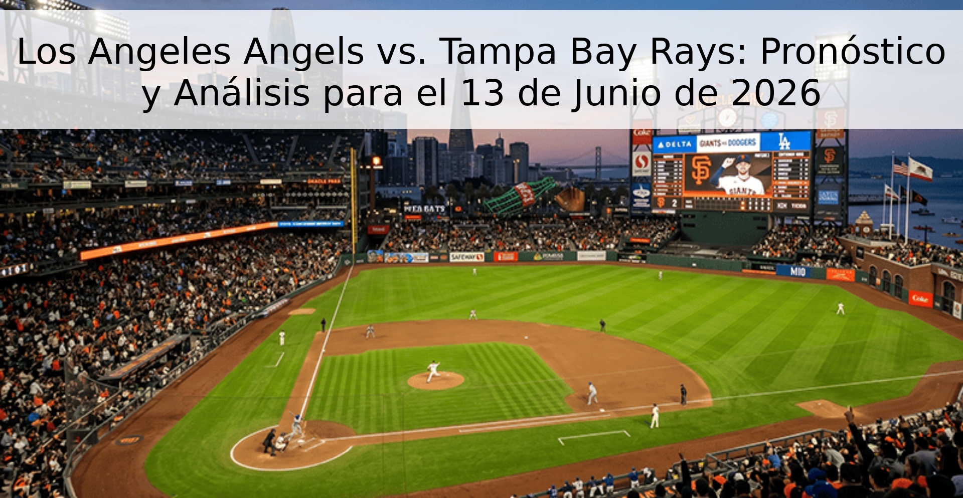 Los Angeles Angels vs. Tampa Bay Rays: Pronóstico y Análisis para el 13 de Junio de 2026