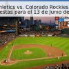 Oakland Athletics vs. Colorado Rockies: Pronóstico y Apuestas para el 13 de Junio de 2026
