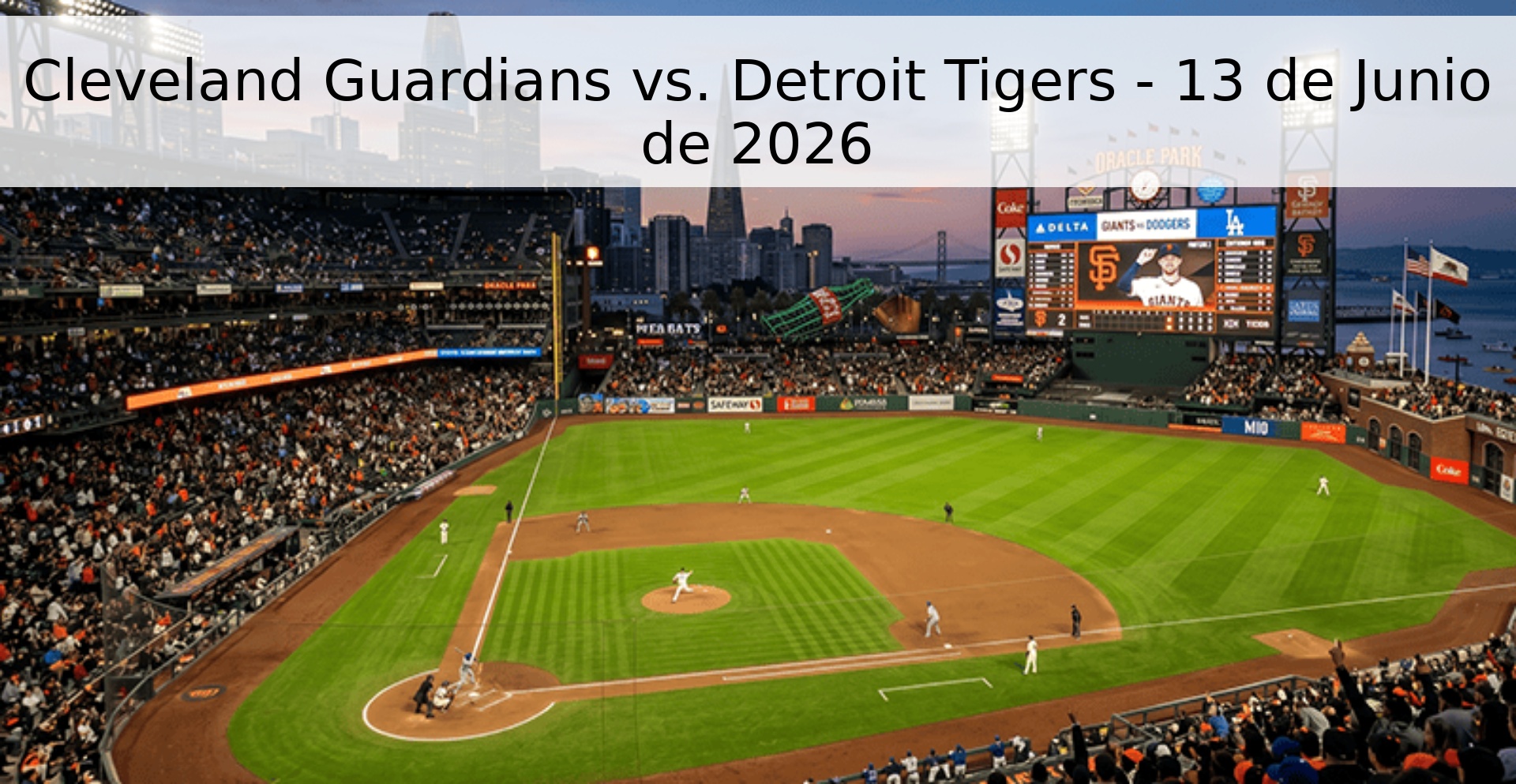Cleveland Guardians vs. Detroit Tigers - 13 de Junio de 2026
