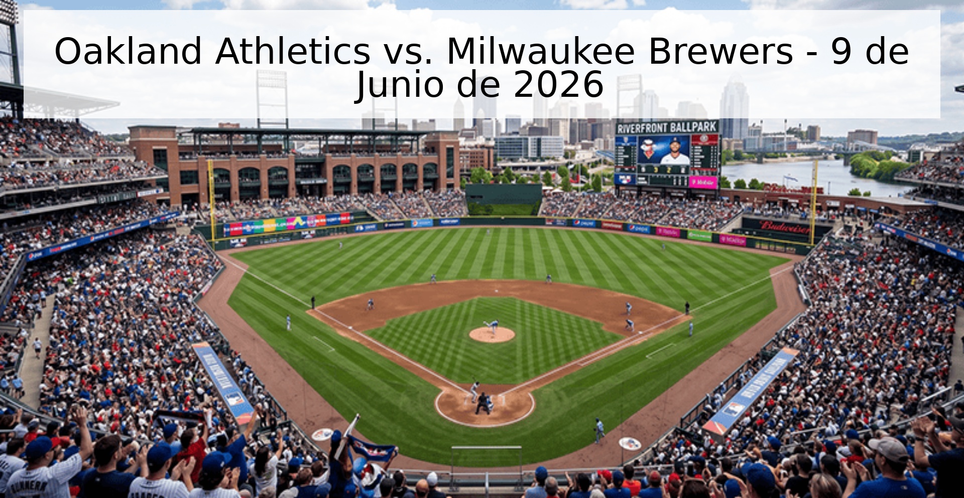Oakland Athletics vs. Milwaukee Brewers - 9 de Junio de 2026 Oakland Athletics vs. Milwaukee Brewers - 9 de Junio de 2026