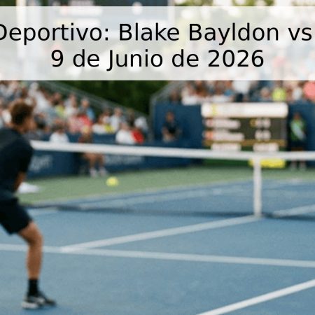 Pronóstico Deportivo: Blake Bayldon vs. Finn Bass – 9 de Junio de 2026