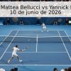 Pronóstico: Mattea Bellucci vs Yannick Hanfmann – 10 de junio de 2026