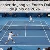 Pronóstico: Jesper de Jong vs Enrico Dalla Valle – 13 de junio de 2026
