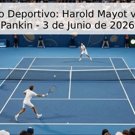 Pronóstico Deportivo: Harold Mayot vs. Semen Pankin – 3 de Junio de 2026