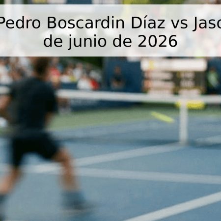 Pronóstico: Pedro Boscardin Díaz vs Jason Zhang – 9 de junio de 2026