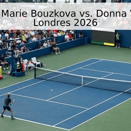 Pronóstico: Marie Bouzkova vs. Donna Vekic – WTA Londres 2026