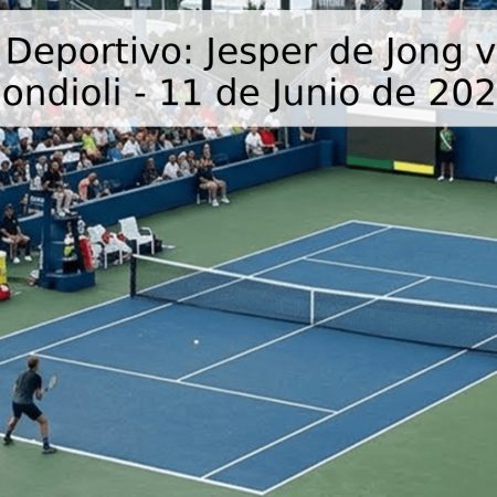 Pronóstico Deportivo: Jesper de Jong vs. Federico Bondioli – 11 de Junio de 2026