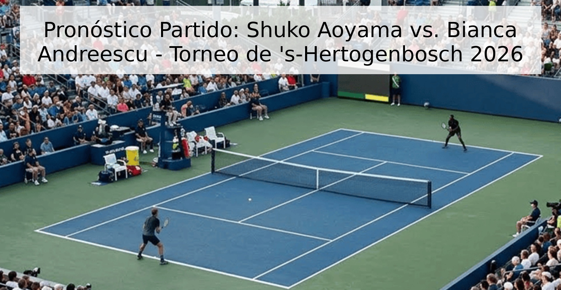 Pronóstico Partido: Shuko Aoyama vs. Bianca Andreescu - Torneo de 's-Hertogenbosch 2026 Pronóstico Partido: Shuko Aoyama vs. Bianca Andreescu - Torneo de 's-Hertogenbosch 2026