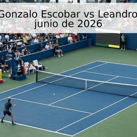 Pronóstico: Gonzalo Escobar vs Leandro Riedi – 9 de junio de 2026