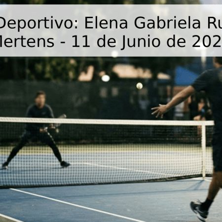 Pronóstico Deportivo: Elena Gabriela Ruse vs. Elise Mertens – 11 de Junio de 2026