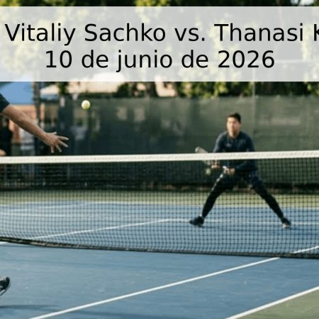 Pronóstico: Vitaliy Sachko vs. Thanasi Kokkinakis – 10 de junio de 2026