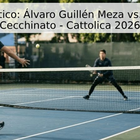 Pronóstico: Álvaro Guillén Meza vs. Marco Cecchinato – Cattolica 2026