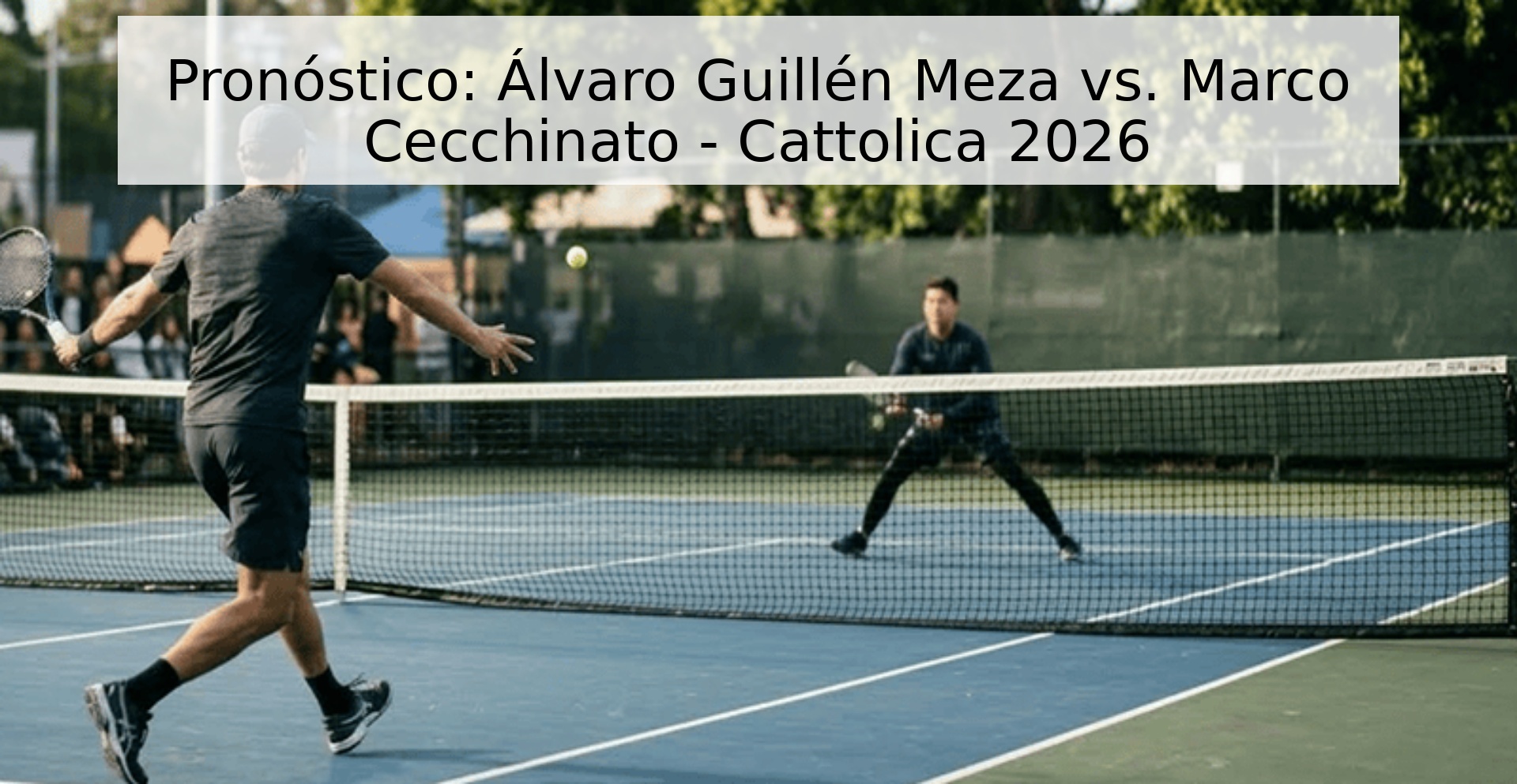 Pronóstico: Álvaro Guillén Meza vs. Marco Cecchinato - Cattolica 2026