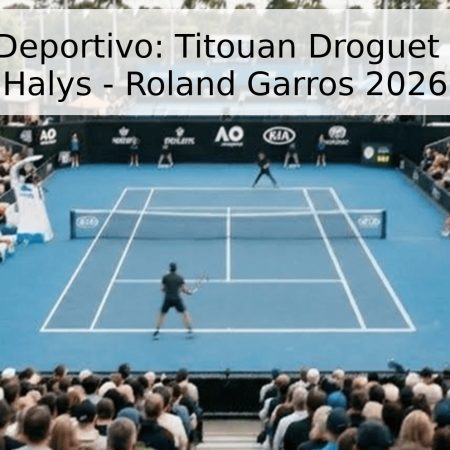 Pronóstico Deportivo: Titouan Droguet vs. Quentin Halys – Roland Garros 2026