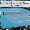 Pronóstico: Taro Daniel vs Emilio Nava – 11 de junio de 2026
