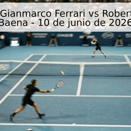 Pronóstico: Gianmarco Ferrari vs Roberto Carballés Baena – 10 de junio de 2026