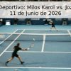 Pronóstico Deportivo: Milos Karol vs. Jozef Kovalik – 11 de Junio de 2026