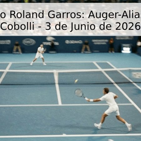 Pronóstico Roland Garros: Auger-Aliassime vs. Cobolli – 3 de Junio de 2026