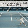 Pronóstico: Iva Jovic vs. Lyudmila Kichenok – WTA Londres 2026